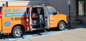 Mold Damage Restoration Van