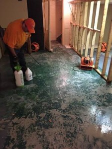 Water Damage Restoration Of Concrete Flooring